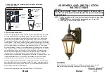 Предварительный просмотр 1 страницы Patriot Lighting 356-2825 Assembly And Installation Instructions Manual