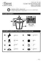 Patriot Lighting DH8090 Quick Start Manual предпросмотр