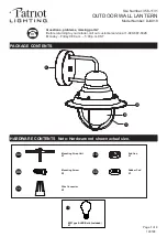 Preview for 1 page of Patriot Lighting DJ4918 Quick Start Manual