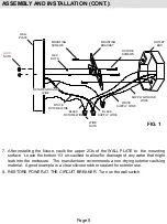 Preview for 5 page of Patriot Lighting LPT-1009 Instructions Manual