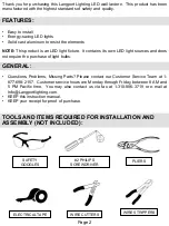 Предварительный просмотр 2 страницы Patriot Lighting LPT-1108 Instructions Manual