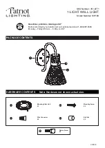 Предварительный просмотр 1 страницы Patriot Lighting MH189 Quick Start Manual