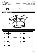 Preview for 1 page of Patriot Lighting OF81311EB Manual