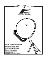 Patriot 75cm Offset Antenna Installation & Assembly Instructions Manual preview