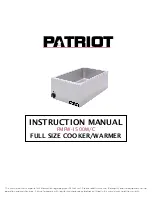 Preview for 1 page of Patriot FMFW-1500W/C Instruction Manual