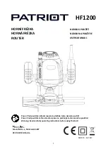 Patriot HF1200 User Manual preview