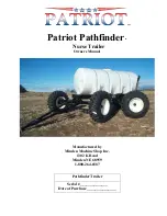 Preview for 1 page of Patriot Pathfinder Owner'S Manual