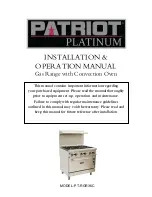 Patriot PLATINUM PT-RGR36C Installation & Operation Manual preview