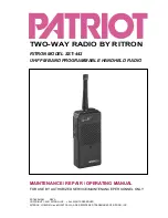 Preview for 2 page of Patriot RITRON SST-442 Maintenance And Operating Manual