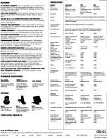 Preview for 2 page of Patriot RPM-050 Specifications