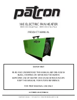 Patron 18E Series Product Manual предпросмотр