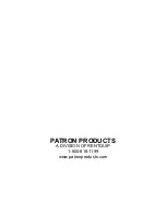 Preview for 9 page of Patron 60E Product Manual