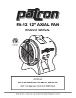 Предварительный просмотр 1 страницы Patron FA-12 Product Manual