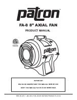 Preview for 1 page of Patron FA-8 Product Manual