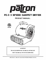 Preview for 1 page of Patron FC-3 Product Manual