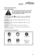 Предварительный просмотр 5 страницы Patron GI-3500 Operation Manual