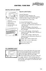 Предварительный просмотр 11 страницы Patron GI-3500 Operation Manual