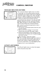 Preview for 12 page of Patron GI-3500 Operation Manual