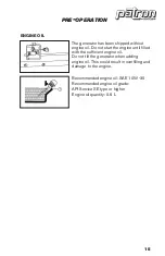 Предварительный просмотр 15 страницы Patron GI-3500 Operation Manual