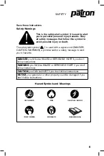 Предварительный просмотр 5 страницы Patron GI-3500P User Manual