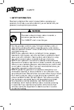 Предварительный просмотр 6 страницы Patron GI-3500P User Manual