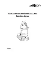 Предварительный просмотр 1 страницы Patron SP-30 Operation Manual