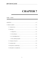 Предварительный просмотр 31 страницы Patron T8 Operator'S Manual