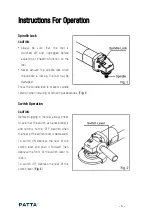 Предварительный просмотр 9 страницы PATTA AAG07-100 Operation Instructions Manual