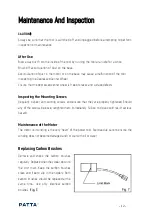 Предварительный просмотр 13 страницы PATTA AAG07-100 Operation Instructions Manual