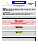 Patterson-Kelley HARSCO MACH C1500V Instructions Manual preview