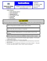 Preview for 3 page of Patterson-Kelley HARSCO MACH C1500V Instructions Manual