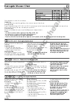 Patterson Medical Homecraft Rolyan Harrogate Manual preview