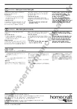 Preview for 2 page of Patterson Medical Homecraft Rolyan Harrogate Manual