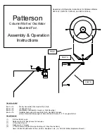 Patterson CWO-14 Assembly & Operation Instructions preview
