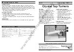 Предварительный просмотр 1 страницы Patterson Homecraft Rolyan Crystal AA6210 Instruction Sheet