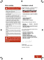 Preview for 61 page of Pattfield Ergo Tools 2007004649028 Original Instructions Manual