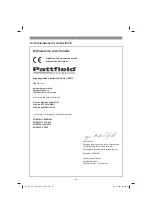 Preview for 42 page of Pattfield Ergo Tools 3408224 Translation Of The Original Instructions