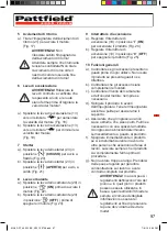 Preview for 97 page of Pattfield Ergo Tools 8783656 Original Instructions Manual