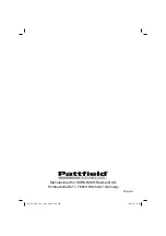 Предварительный просмотр 382 страницы Pattfield Ergo Tools BASIC PE-AHE 18 Li Translation Of The Original Instructions