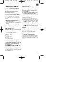 Preview for 11 page of Pattfield Ergo Tools E-BH 950 Operating Instructions Manual