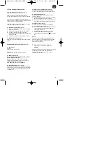 Preview for 27 page of Pattfield Ergo Tools E-BH 950 Operating Instructions Manual