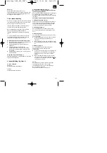 Preview for 35 page of Pattfield Ergo Tools E-BH 950 Operating Instructions Manual