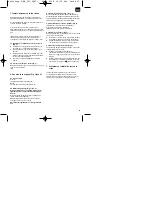 Preview for 39 page of Pattfield Ergo Tools E-BH 950 Operating Instructions Manual