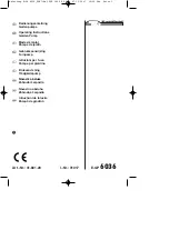 Preview for 1 page of Pattfield Ergo Tools E-GP 6036 Operating Instructions Manual