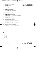 Pattfield Ergo Tools E-RFP 3046 Original Operating Instructions предпросмотр