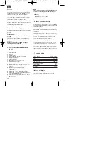 Preview for 46 page of Pattfield Ergo Tools E-WS 2200 Original Operating Instructions