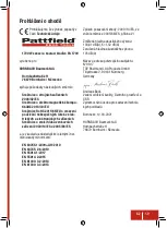 Предварительный просмотр 59 страницы Pattfield Ergo Tools PA 1700 Manual