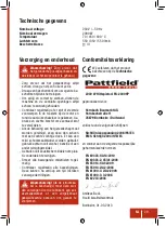 Предварительный просмотр 31 страницы Pattfield Ergo Tools PA-2000HP Original Instructions Manual