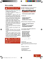 Preview for 61 page of Pattfield Ergo Tools PE-1400 KS Original Instructions Manual