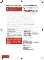 Preview for 48 page of Pattfield Ergo Tools PE-2350WS Original Instructions Manual